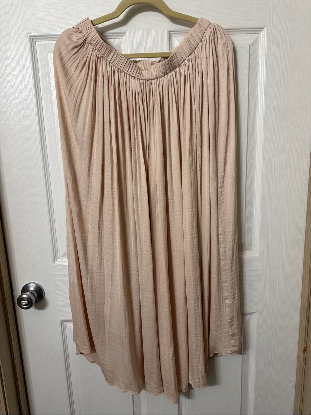 Philosophy Pleated Maxi Skirt in Blush